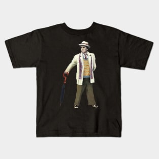 The 7th Dr Who: Sylvester McCoy Kids T-Shirt